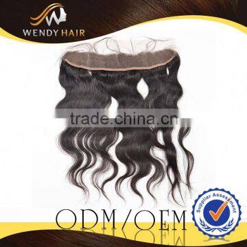 Raw Viet Nam New Charming dyeable and bleachable 2012 Newest 13x4in silk base lace frontal closure