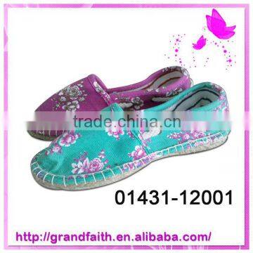 High Quality Factory Price custom printed canvas shoes