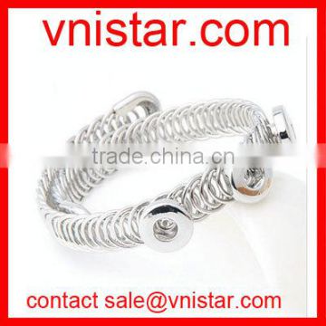 Vnistar alloy metal snap button jewerly in stock for immediate shipping NBR004-1