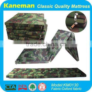 portable outdoor camping 3 folding foam mattress