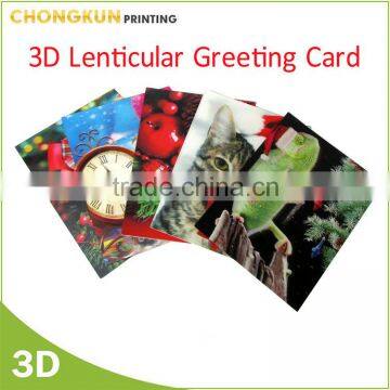 Funny 3D Effect 3D Lenticular Printing Pop up 3d Greeting Card photo-6