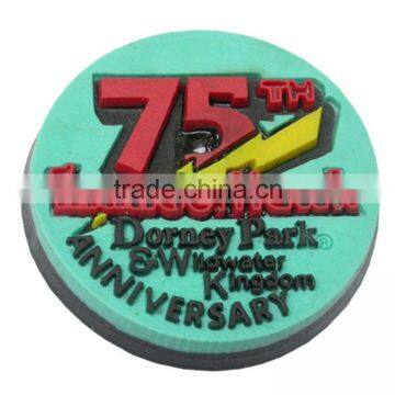 High Quality Custom Promotional Country Soft Pvc Flag Badge photo-4