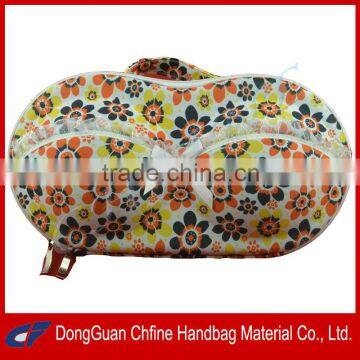 CFBCD3-00101 Printed mutispandex EVA hard shell bra panty bag for travelling