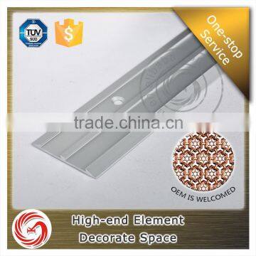 Polish Silver Carpet Transition Strip Floor Trim Vinyl Cover Strip photo-4