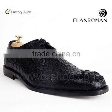 Black color python leather goodyear shoes wholesale shoes new york