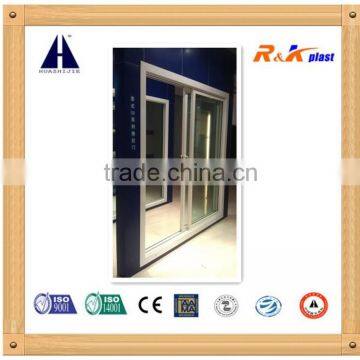 American-style sliding doors of upvc profiles