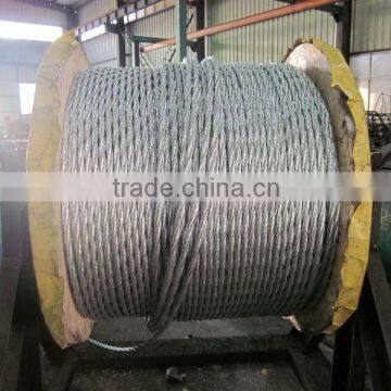 galvanized steel wire rope for highway guardrail