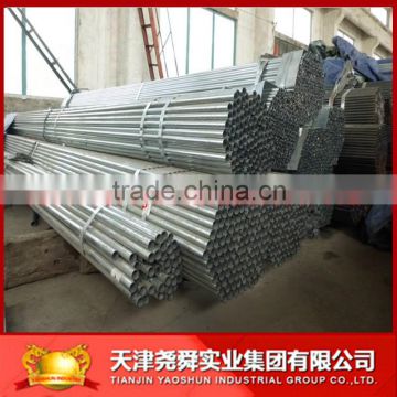 Pregalvanized hollow round steel pipe