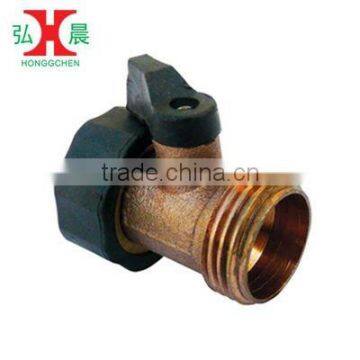 One Way Brass Garden Hose Shut-off Coupling