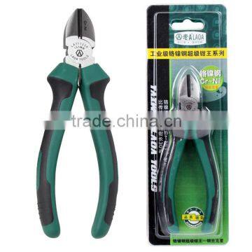 6 Inch Double Color TPR Handle Heavy Duty Diagonal Cutting Plier photo-2