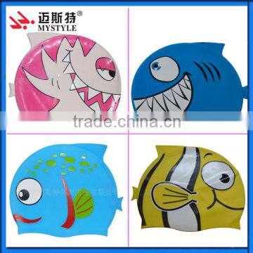 2015 fashion new Silicone Swim Cap Children