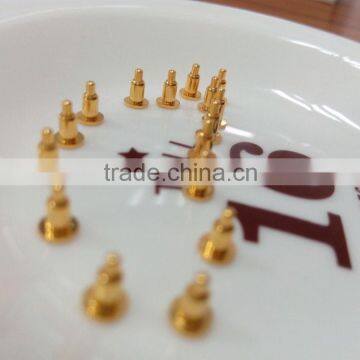 china products 14 pin customed production brass spring pins connector