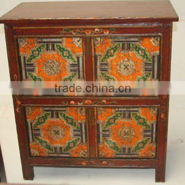 Chinese antique Tibetan cabinet