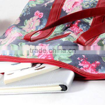 Eco-friendly Canvas Tote Bag With Zipper for Home Textile Packing photo-3