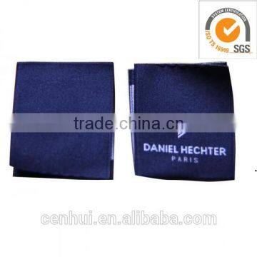 new design high quality custom matt satin clothing label
