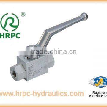 high pressure 2 way stainless steel DIN2353 SR hydraulic valve