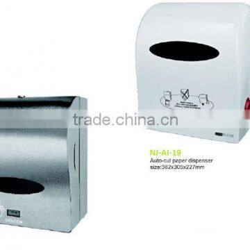 Stainless Steel Auto Cut Paper Dispenser Without Power, Wall Mouted Auto Cut Paper Towel Dispenser photo-6