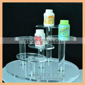 High quality clear acrylic shoes display stand transparent plexiglass shoes rack