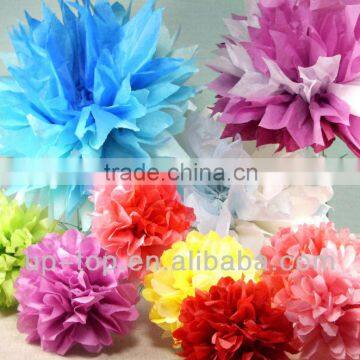 tissue paper pompom