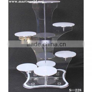 Cake stand for home/party/hotel/banquet/weddings decoration with multi tiers(S-228)                        
                                                Quality Choice