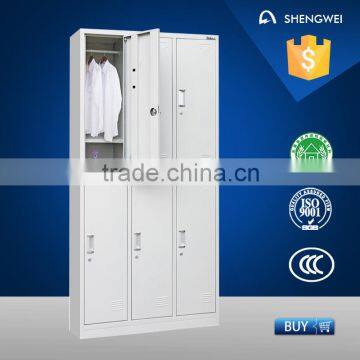 Modern design bedroom steel cabinet clothes locker, steel almirah, office furniture