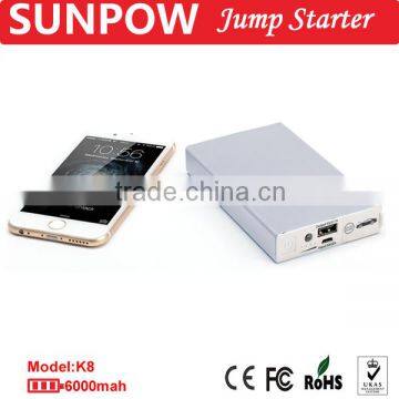 SUNPOW K8 6000mah Car Emergency Power Station auto jump starter