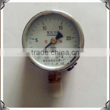 pressure gauge with alarm Natural gas pressure gauge pressure gauge