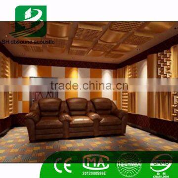 acoustic diffuser sheet for wall and ceiling decoration