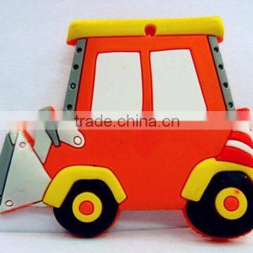 cute small cartoon vehicle fridge magnets for children