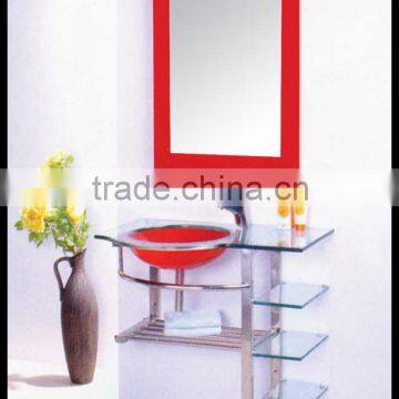Big crystal wash basin glass bowl YL-7033