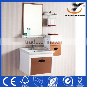 Slim PVC Wall Mounted Modern Bathroom Furniture