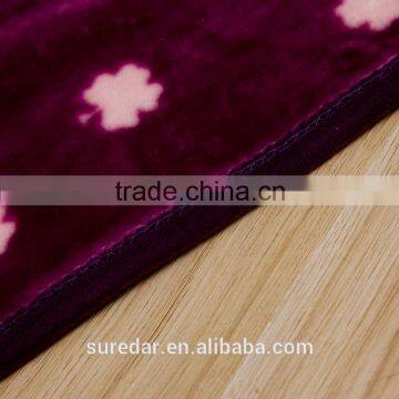 Super Soft Printing Polyester Plush Mink Blanket Queen Size photo-5