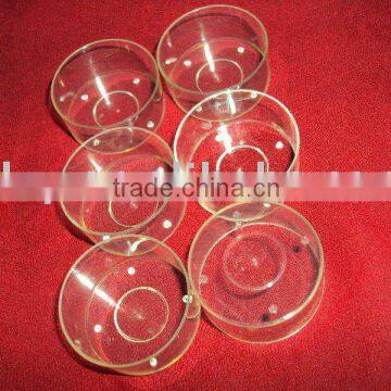 high clear plastic tealight cups