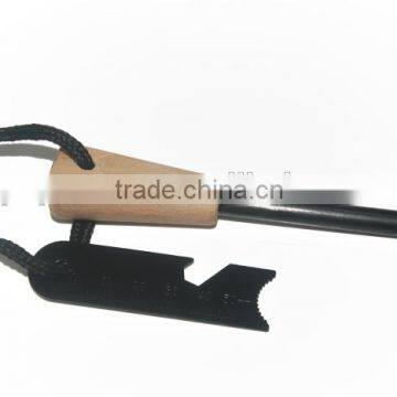 2014 New Camping Survival Wood Fire Starter Survival Wooden Flint