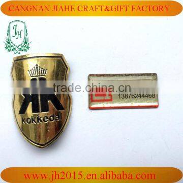 epoxy badge label printing company logo stamping logo emblem