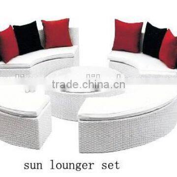 outdoor wicker leisure round sofa daybed