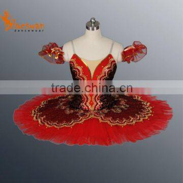 Red professional ballet tutu ballet costume