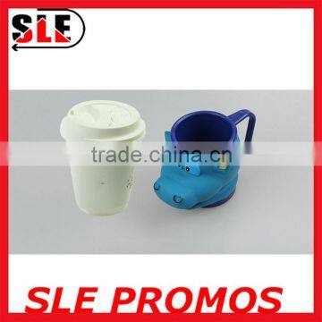 New Custom Custom Animal Shaped Eco-friendly Plastic Mug,Wholesale High Quality Promotional Gift Unique 3D Mug Cup Manufacture