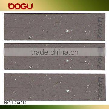 Dark brown rustic scuffing facing clinker wall tile cheap clinker tile made in china design natural lasting for long