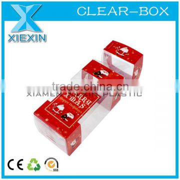 custom plastic clear box candy gift packaging