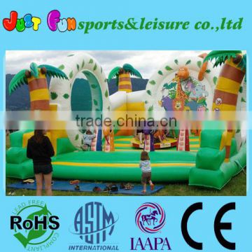 happy fun inflatable slides and castles,giant inflatable combo,inflatable bouncer combo