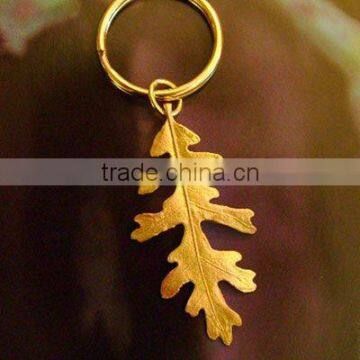 Gold Leaf Keychain