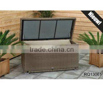 Rattan Storage Boxes Alum Frame PE Rattan
