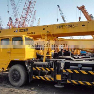 Used XCMG QY-16D truck crane original,sale in Shanghai