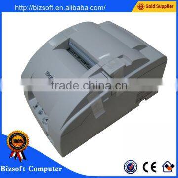 Bizsoft White colour EPSON TM-U220D impact receipt printer, dot matrix pos printer