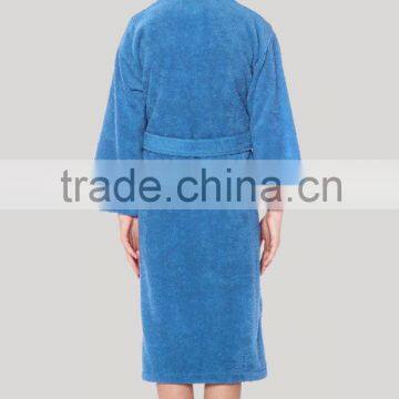 Wholesale Warm Winter 100% Cotton Hooded Terry Kid's Bathrobe photo-3