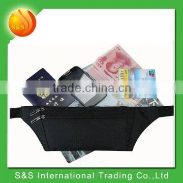 hot selling sport elastic waist belt bag passport bag card bag