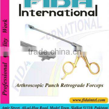 ARTHROSCOPIC PUNCH RETROGRADE FORCEPS ARTHROSCOPIC RETROGRADE INSTRUMENTS ARTHROSCOPE SHEATH CANNULA LAPAROSCOPIC RETROGARDE