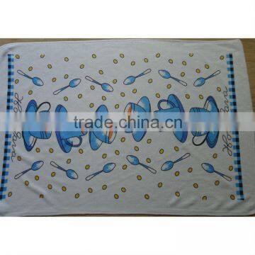 printed microfibre buffing towel