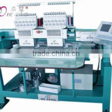 Multi-functional 2 heads Tubular computerized embroidery machine